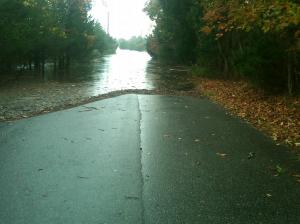 Maidstone Park Rd flooded